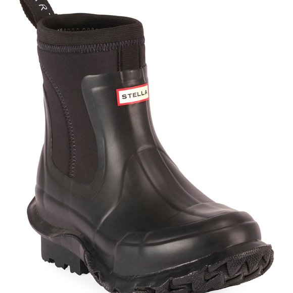 Stella McCartney Shoes - STELLA MCCARTNEY X HUNTER Rubber Rain Boots Black